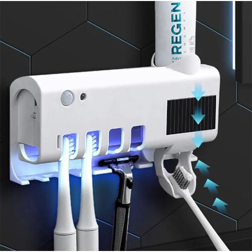 Stérilisateur de Brosse A Dents Avec Distributeur Automatique De Dentifrice