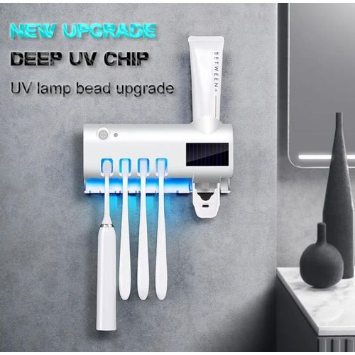 Stérilisateur de Brosse A Dents Avec Distributeur Automatique De Dentifrice